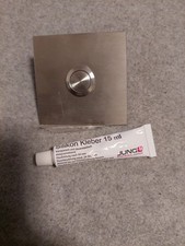 Jung Edelstahl Türklingel mit Taster Neu