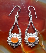 🐍 Ohrring Antik Stil Blume