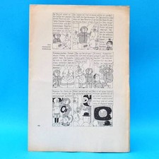 Original DDR-Comic-Druckbogen