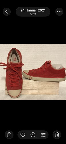 Ugg sneaker lammfell rot - sneaker,