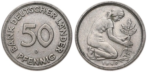 Deutschland pfennig bank - pfennig,