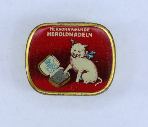 Nadeldose heroldnadeln katze - nadeldose, katze"