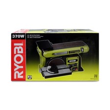 Wie Neu - Ryobi RBDS4601G Tisch-Schleifmaschine Bandtellerschleifer 375W