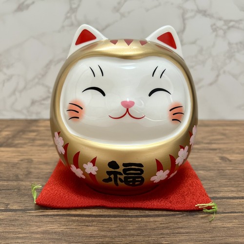 Neko daruma keramik - daruma,