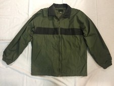 Windjacke Rollerjacke Regenjacke Olivgrün an Bastler Größe M