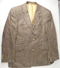 British House Sakko braun-beige meliert 80% Seide neuwertig GR. 26 RT-1756