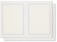 2 Stück Leporello Silberrand