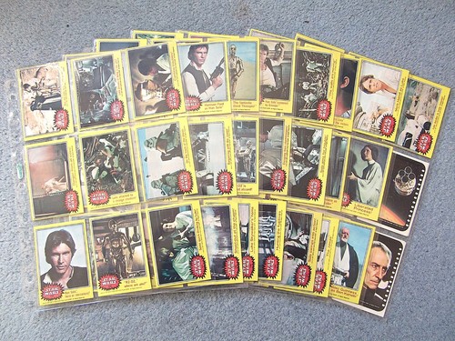 Star wars trading card set - star,