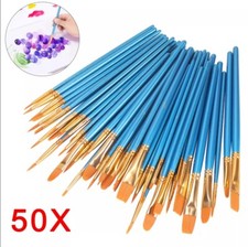 Pinselset Flachpinsel fein Künstlerpinsel Acryl Malpinsel Malen,Zeichen Aquarell