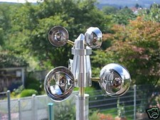  Anemometer   Windrad    Edelstahl     Neuwertig