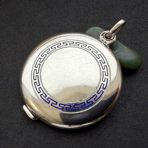 Jugendstil medaillon anhänger - jugendstil,