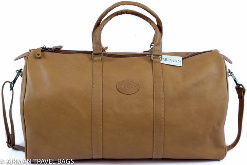 Weekender leder reisetasche - -,