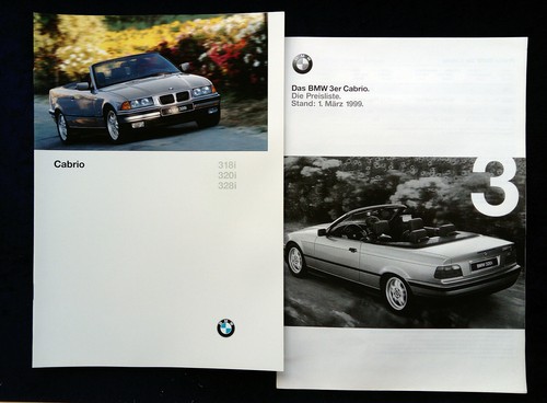 Bmw 3er cabrio prospekt - bmw,