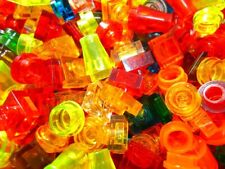 100 Lego Glassteine Kleinteile Glitzer transparent 1x1 bunt gemischt kg