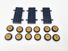 Lego Reifen Räder Gold mit