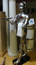Roboter kellner butler - butler, statue