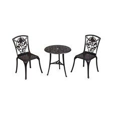 Inko Bistro-Set Rose Alu-Guss
