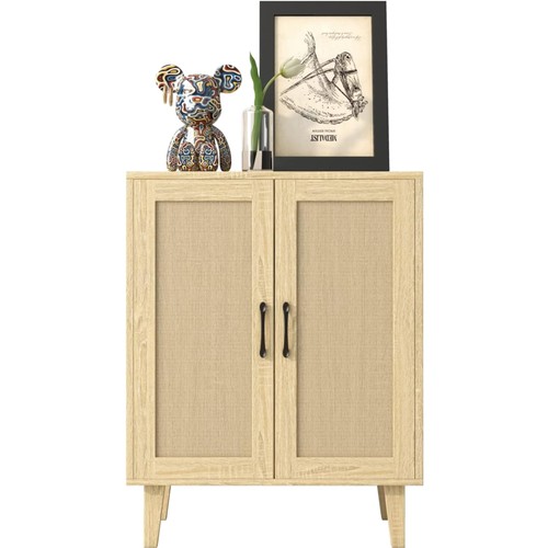 Rattan sideboard schrank mit - rattan,