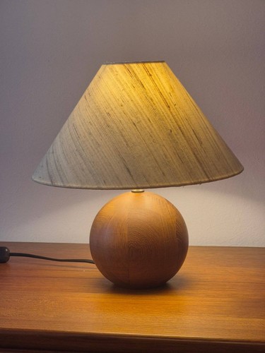 Tischlampe holzkugel fuß - tischlampe,