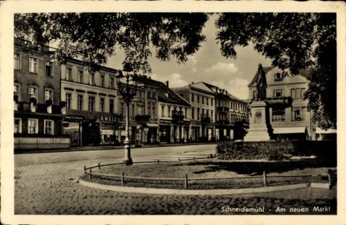 Piła schneidemühl - ak,