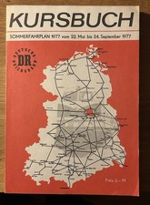 Kursbuch Deutsche Reichsbahn Sommerfahrplan 1977 22 Mai bis 24 September