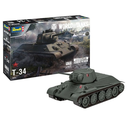 Revell 03510 t 34 world - t-34,