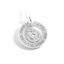Anhänger Gravur 925 Silber