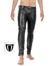 Bockle® 1991 Röhre Sexy Herren Lederhose Leder Röhre Lederjeans Rocker Punk Hose