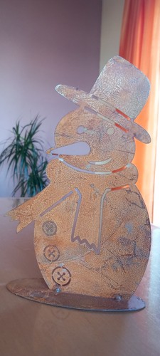 Metall schneemann - ⛄️,