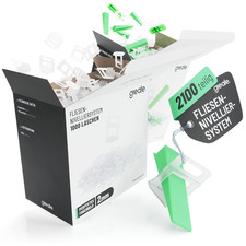 Fliesen Nivelliersystem 2mm - 2000 Zuglaschen 100 Keile - Fliesenleger Werkzeug