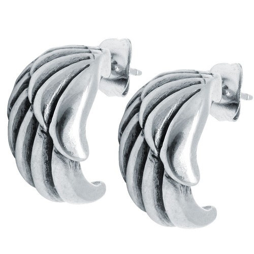 Creolen ohrstecker flügel - creolen,
