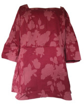 Sheego Damen Tunika Rot mit