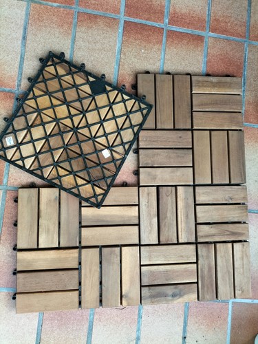 Holzfliesen 30x30 für
