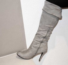 Stiletto Wildlerder Overknee