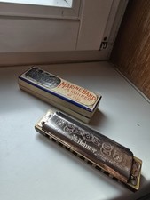 M. Hohner Marine Band Pre War E Blues Harp Vintage Harmonica