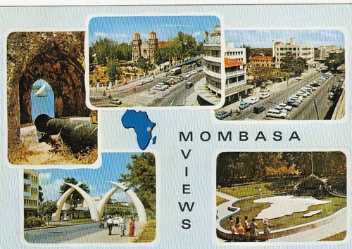 Kenia mombasa mehrbildkarte - mombasa,,