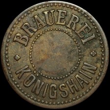 BIERMARKE: 10 Pfennig