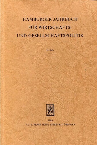 Hamburger jahrbuch für - hamburger,