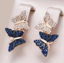 Luxus Ohrringe Huggie 585er