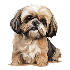 Shih Tzu Auto Aufkleber 9X9 cm