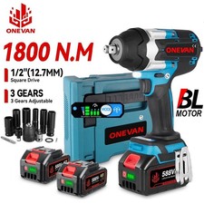 1800Nm Akku Schlagschrauber Bürstenloser Ratsche Kfz Akkuschrauber für Makita18V