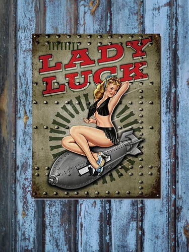 Pinup schild 40 cm - schild,