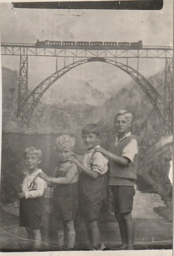 Vintage foto jungen vor - vintage,