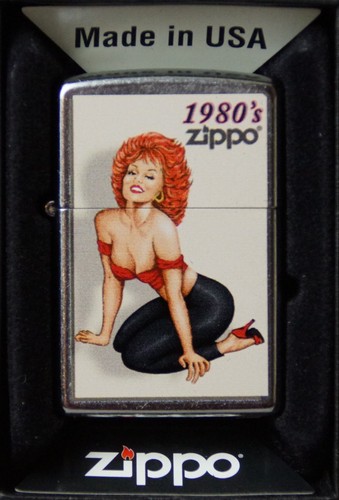 Zippo feuerzeug pin up - pin,