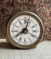 Kleine Seltene Pendeluhr Tischuhr mit Wecker A.V Depose Brevete