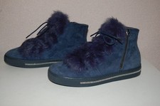 HAMMERSTEIN Women's Boots Leder/Fell Pelt Stiefeletten  Monili Perlen Gr. 38