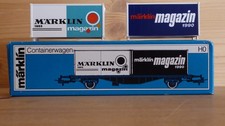 Märklin Magazin 1990 Container Containertragwagen 84670  H0 1:87 1/87 AC