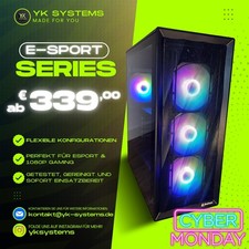 Esport Series Gaming-PC RTX 3050 i5 8-16GB RAM SSD 256GB-2TB sofort spielbereit