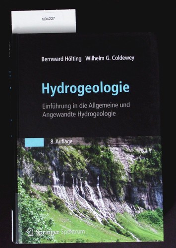 Hydrogeologie einführung in - hydrogeologie.,