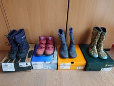 Schuhe Gr. 30 4 Paar Herbst Winter Stiefel Aigle Gabor Naturino Kamik gepflegt
